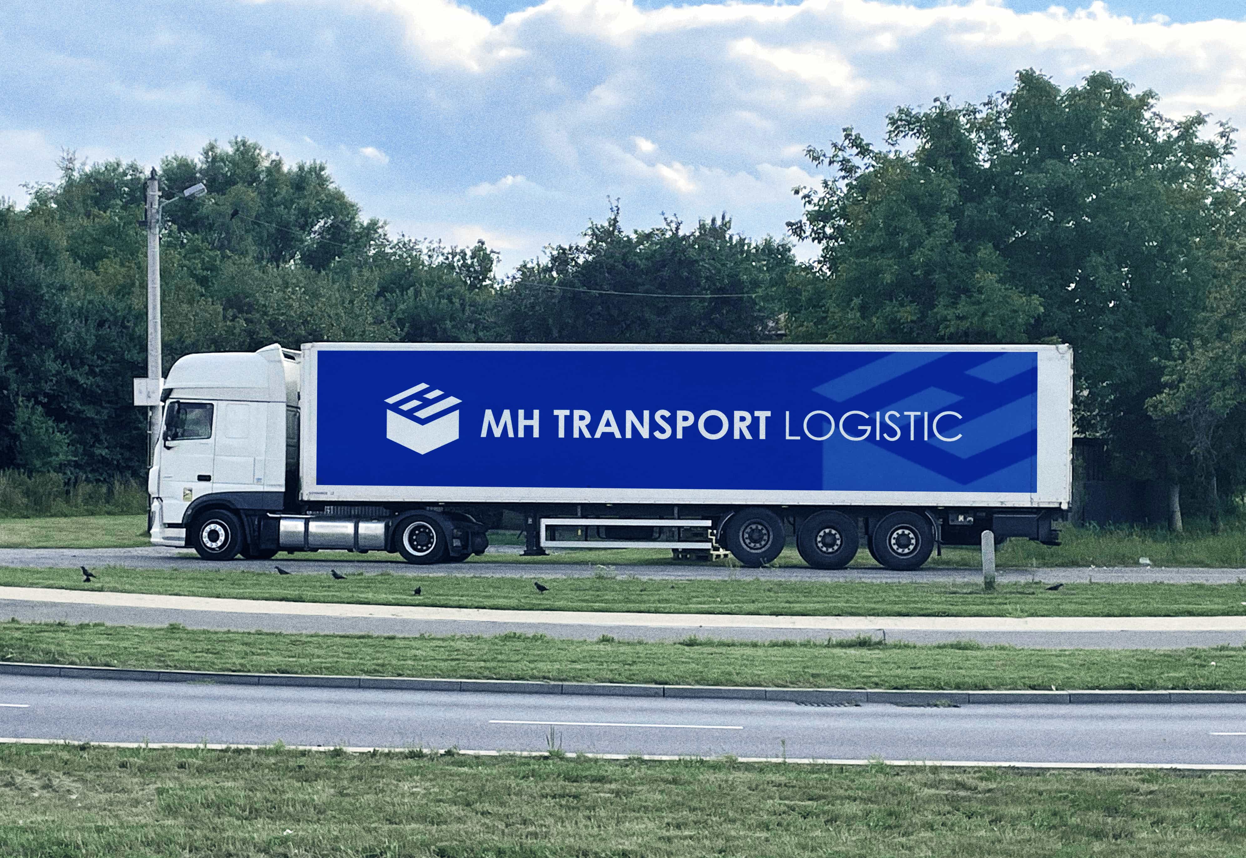 Delivery person with a van